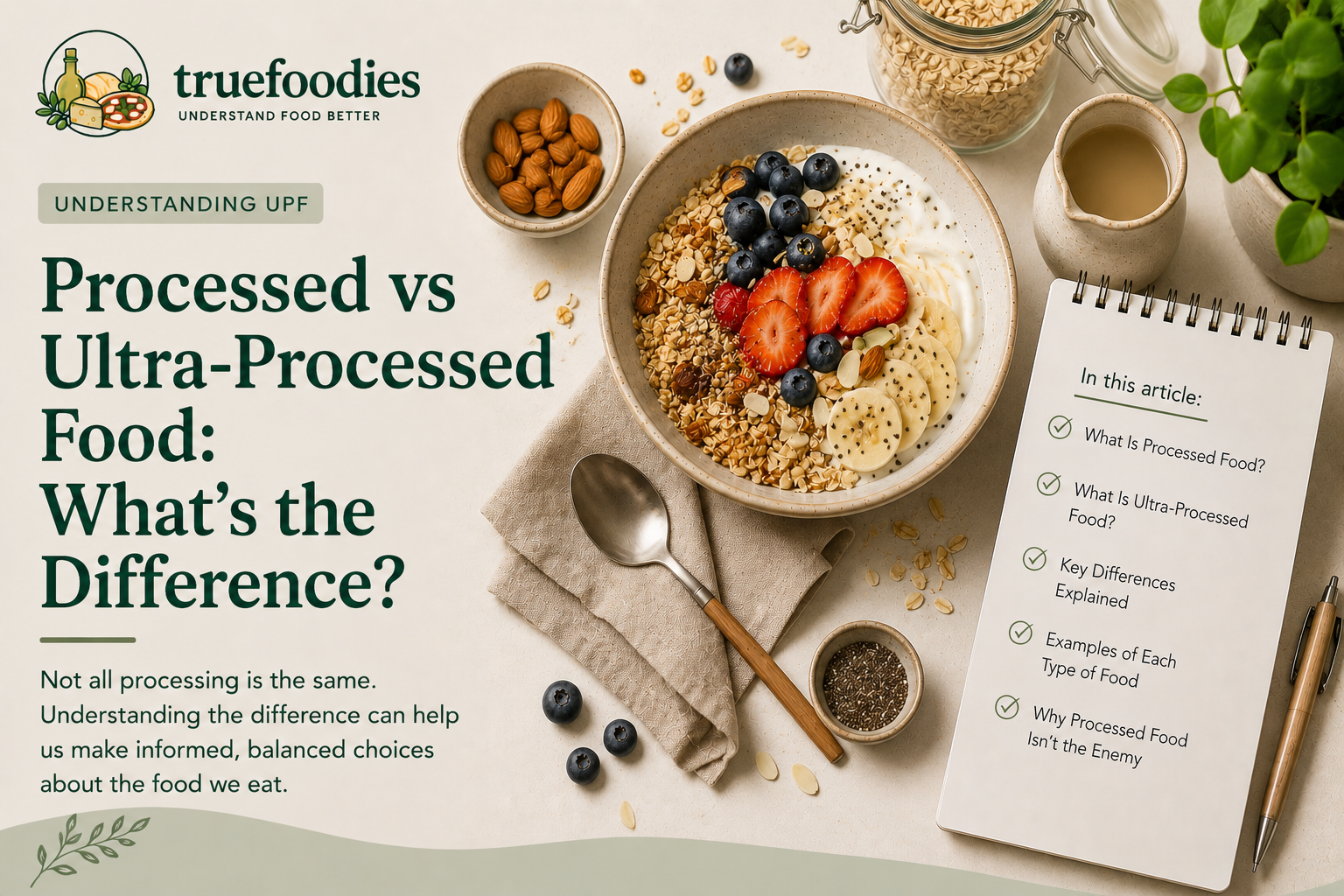 Processed vs Ultra-Processed Food